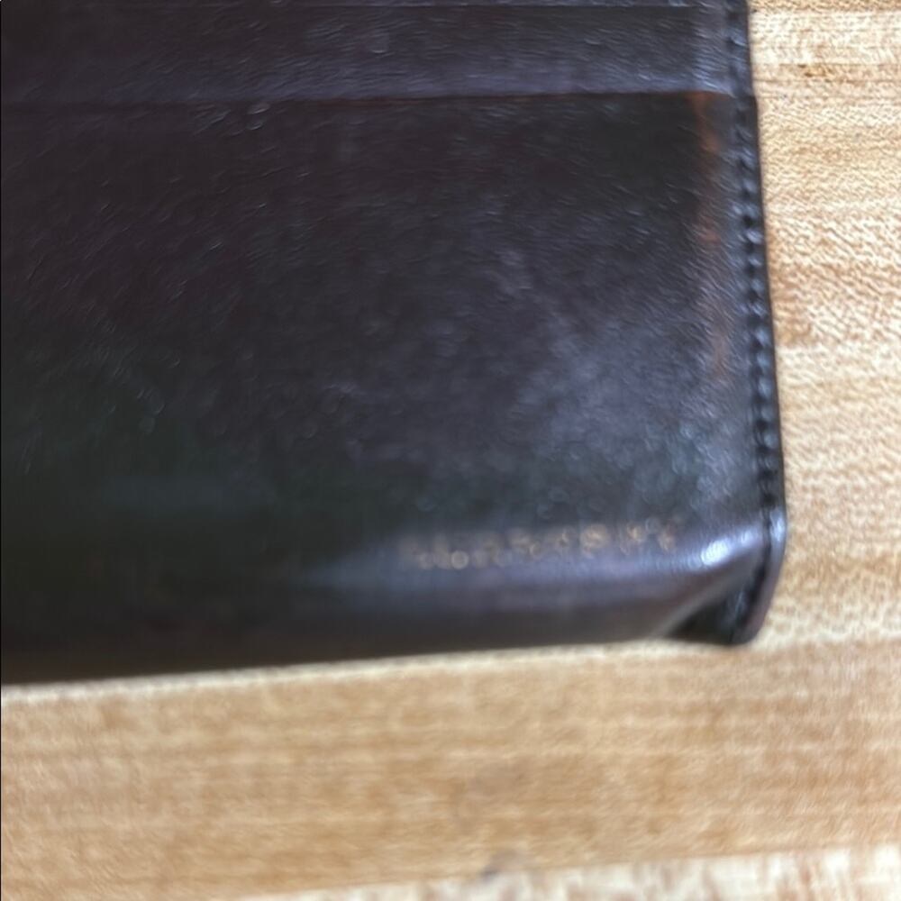 Burberry Dark Brown Leather Clutch - Picture 4 of 11